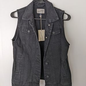 Universal Thread Black Denim Vest